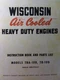 Wisconsin TRA-10D TR-10D Engine Owner, Service, Parts Manual Garden Tractor Ward
