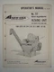 AVCO New Idea oper. Man #727 Uni-System Husking Unit 24-1, 32-1 & US  65, US 144