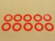 10 BUCKET PIN SHIMS 65MM FOR CASE 9013 CX130 CX135 CX135SR