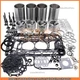 Overhaul Rebuild Kit for Doosan Daewoo Engine D24 D24NAP 46.5mm Excavator