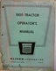 1961 OLIVER 1800 TRACTOR  OPERATOR'S MANUAL