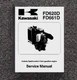 FD620D FD661D ENGINE SERVICE MANUAL FITS KAWASAKI V-TWIN 20HP + SUPPLEMENT FD661