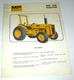 Massey Ferguson MF 20C Industrial Tractor Specifications Sales Brochure Ad 1977