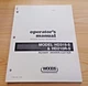 Woods Owner Parts manual for Model HD315-5 HD210R-5 Rotary Mower Cutter