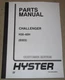 HYSTER CHALLENGER H30H H40H H50H H60H FORKLIFT LIFT TRUCK PARTS MANUAL BOOK E003