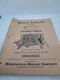 Original Minneapolis Moline 425-6A and 605-6A Power Units Repair Catalog R-1077