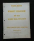 1960-1965 MASSEY FERGUSON MF 303 WORK BULL TRACTOR PARTS CATALOG MANUAL NICE