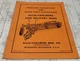 Allis Chalmers TPL-211C Side Delivery Rake Operator Instructions And Parts