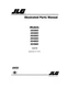 JLG 1532E2 1932E2 2032E2 2632E2 2646E2 3246E2 Lift Parts Catalog Manual 3120738