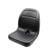 Black Ultra High-Back Seat XB200 Fits Ferris Zero-Turn Mowers IS500Z IS1500Z