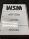 Kubota LA1944 Loader  Workshop Service Manual 9Y111-15672