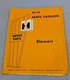 1966 International IH Blower Parts Catalog Manual BL-1A