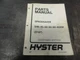 Hyster Spacesaver S40XM S45XM S50XM S55XM S60XM S65XM Forklift Parts Manual