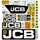 Fits JCB 550-170 (Tier 4) Decal Kit Telehandler- 7 YEAR 3M VINYL!