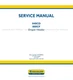 New Holland 840CD, 880CF DRAPER HEADER Workshop Service Manual PAPER