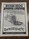 Bush Hog Rotary Cutter Operators Manual RZ60 Razorback