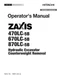 HITACHI ZAXIS ZX 470LC-5B&nbsp;670LC-5B&nbsp;870LC-5B EXCAVATOR OPERATORS MANUAL #2