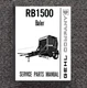 PTO Baler Service Parts Manual Fits Gehl RB1500 P1080