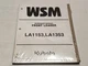 Kubota WSM Work Shop Manual Front Loader Tractor Booklets NOS LA1153 LA1353
