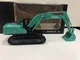 1/40 Scale Kobelco SK210LC-10 Excavator Metal Tracks Open Door Model Collection 