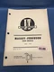 I&T MF-36 Shop Manual For Massey- Ferguson Models MF285