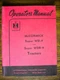 IH Farmall Mccormick International Super WD9 Super WDR9 Owners Manual