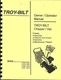 Troy-Bilt Chipper /Vac Owners Manual 47278,47279,47280,47281 Includes parts!