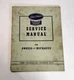Original 1943 Ford Tractor Ferguson System Service Manual for Owners & Mechanics