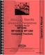Massey Ferguson 1260 1250 1240 Tractor Owners Operators Manual Diesel