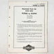 Vintage 1973 Briggs & Stratton 92900-92999 Illustrated Parts List