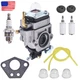 For Earthquake MC43CE E43 E43WC E43CE Auger MC43 MC43E Carburetor 300486 Kit