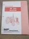 Massey Ferguson MF 290 Tractor Parts Book, 1986 Edition 