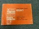 Isuzu Model 6SA1 Diesel Engine Parts Catalog Manual Book S/N Engine 500001-Up