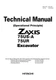 HITACHI ZAXIS ZX75US-A ZX75UR Excavator Operational Principle Technical Manual