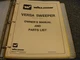 Waldon Versa Sweeper Owner Operator Manual & Parts Catalog 269308-2-85