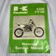 OEM KAWASAKI SERVICE MANUAL - KX80 / KX100 - #99924-1144-03 1995