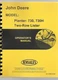 John Deere 730 730H Two Row Lister Planter Owner Operators Manual