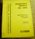 GALION A556 SERIES E A566E MOTOR GRADER OPERATORS MANUAL
