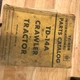 INTERNATIONAL TD T 14A  TC-59  DOZER DRESSER TRACTOR PARTS CATALOG MANUAL TC-42B