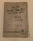 Caterpillar No. 25 Cable Control Rear Double Drum Parts Manual Book Catalog