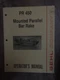 Gehl PR450 Mounted Parallel Bar Rake Operators Manual 904078  Hay Equipment