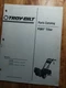 Troy-Bilt 1999 Walk-Behind Tiller PONY 15008 15009 ORIGINAL Parts Catalog Manual