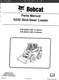 Bobcat S220 Skid Steer Loader Parts Catalog Manual Diagrams List 6986840