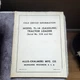 ALLIS CHALMERS TL-14 Tractor Loader (Gasoline) Field Service Info. Manual