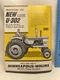 Minneapolis Moline U-302 Tractor 2 Page Literature Brochure Pamphlet