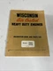 Wisconsin Air Cooled Heavy Duty Engines Instruction Book Parts List VE4D VF4D
