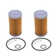 2X Fuel Filter 15521-43160 For Kubota L2550 L3010DT L3250DT L3410DT L3450 L3650