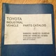 Toyota 6HBW30 6HBE30 6HBE40 6HBC30 6HBC40 6TB50 PALLET WALKIE PARTS BOOK MANUAL