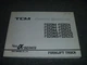 TCM FD20Z4 FD23Z4 FD25Z4 Forklift Lift Truck Parts Catalog Manual PF-20AB xz