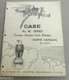 Vintage CASE No. 45 Series TRACTOR DRAWN CORN PLANTER PARTS CATALOG D461 Eagle